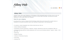 Desktop Screenshot of abbeyweb.com